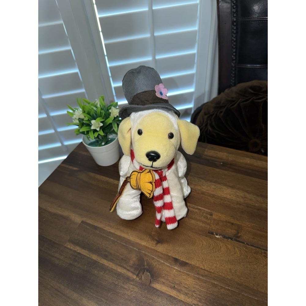 Raising Cane's Limited Edition Plush Puppy Frosty The Snowman 10" Christmas